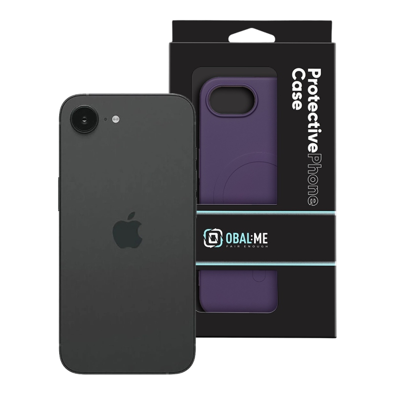 TOK: ME MagNetix Sculpt tok az Apple iPhone 16e/17e-hez, Plum Purple színben