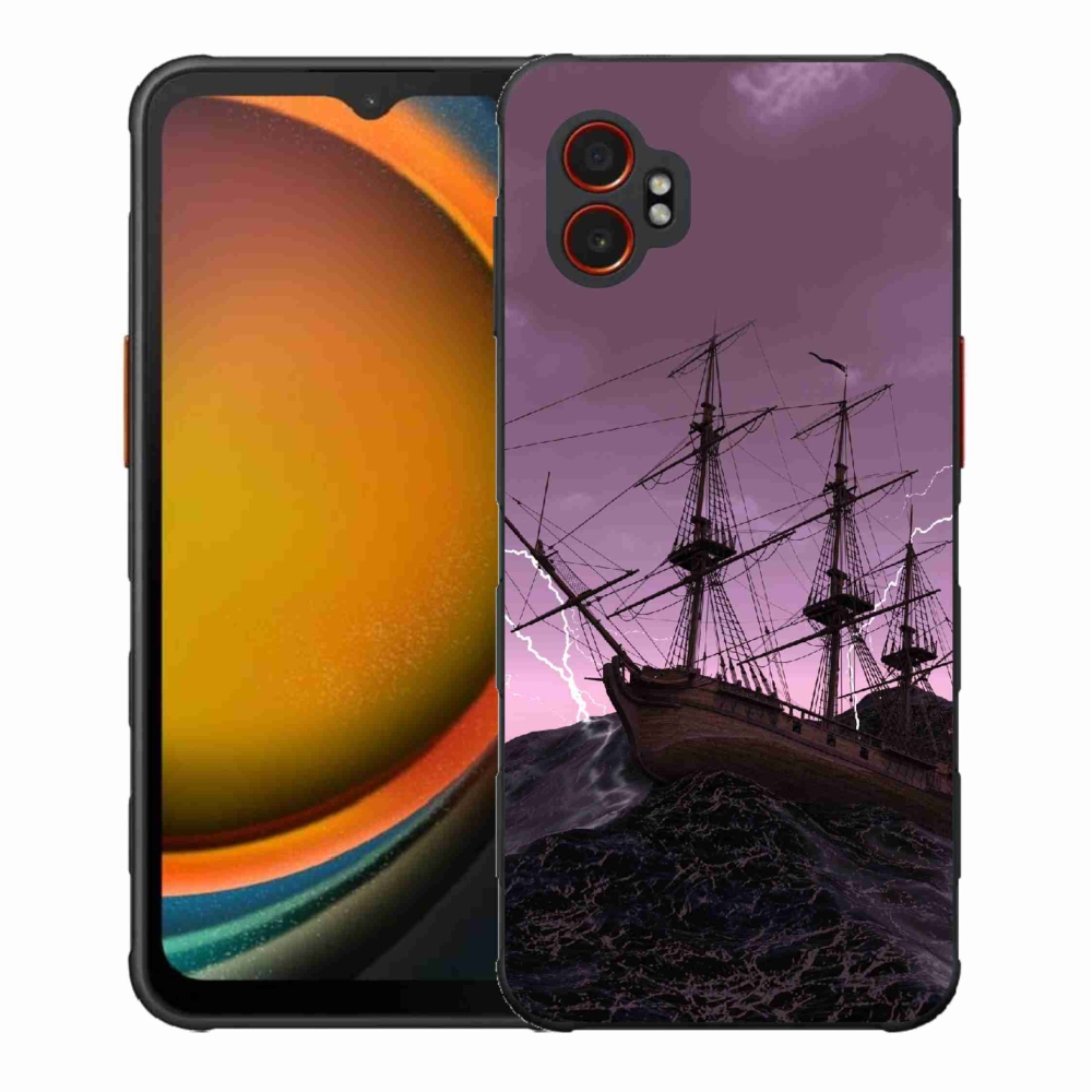 Zselés borítás mmCase Samsung Galaxy Xcover 7 Pro - hajó a viharban