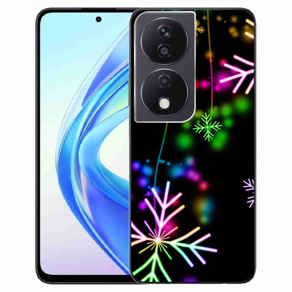 Zselés borítás mmCase a Honor X7b/Honor 90 Smart készülékhez - színes pelyhekkel