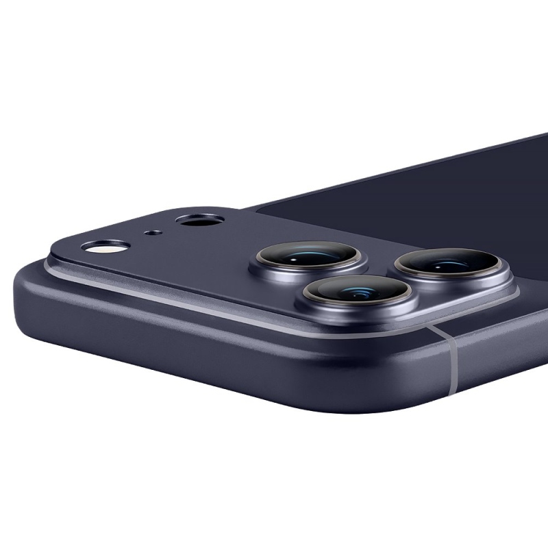 TOK: ME Camera Island lencsevédő az Apple iPhone 17 Pro Max készülékhez, mélykék