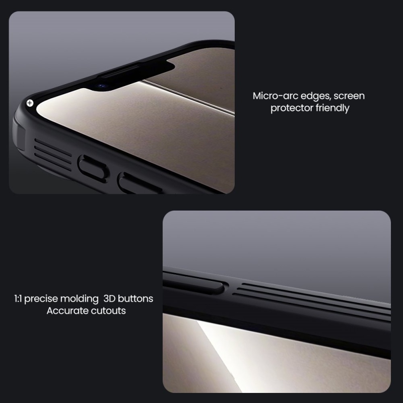 Nillkin CamShield PRO mágneses hátlap Apple iPhone 16e készülékhez Fekete