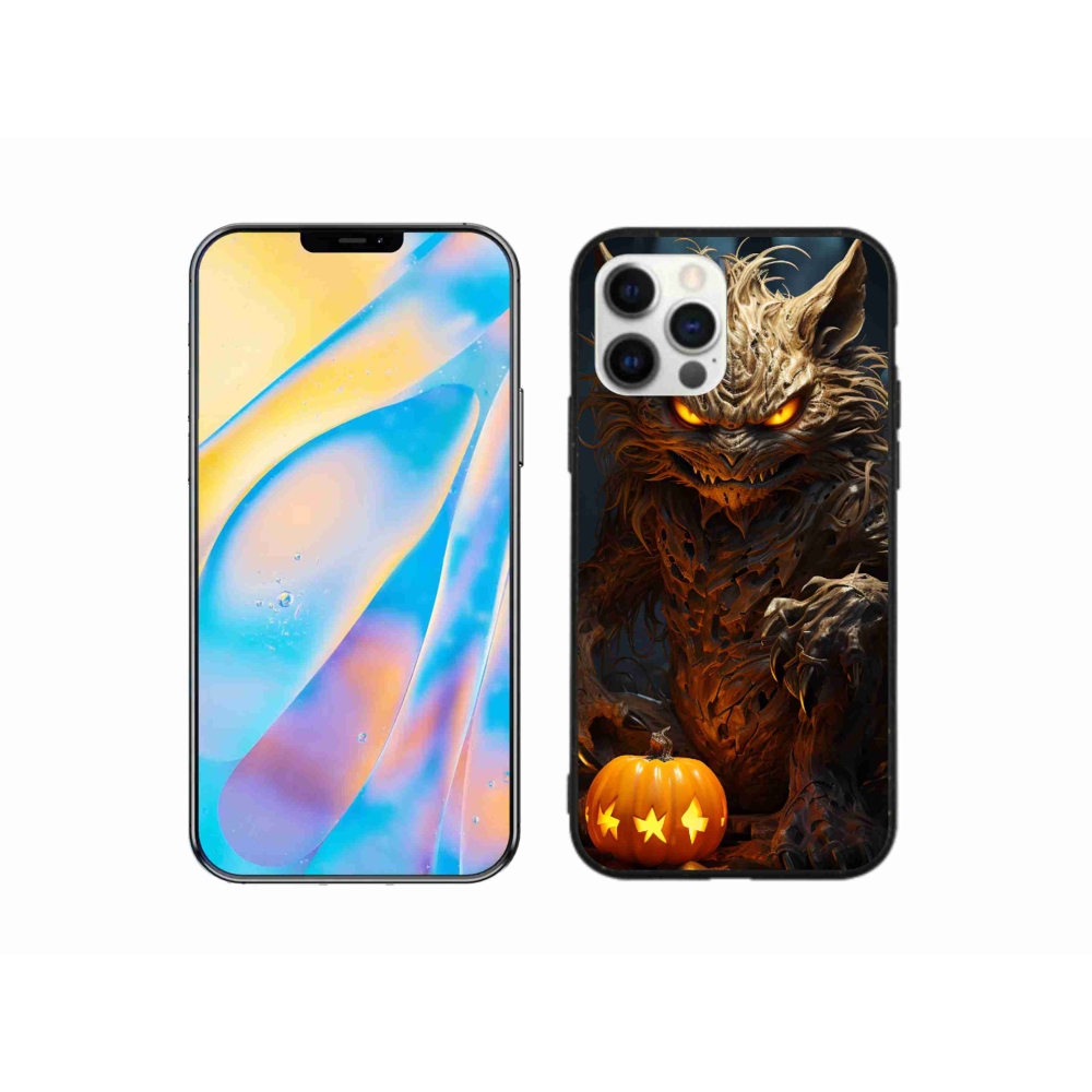 Zselés borítás mmCase iPhone 12 Pro készülékhez - Halloween szörnyeteg
