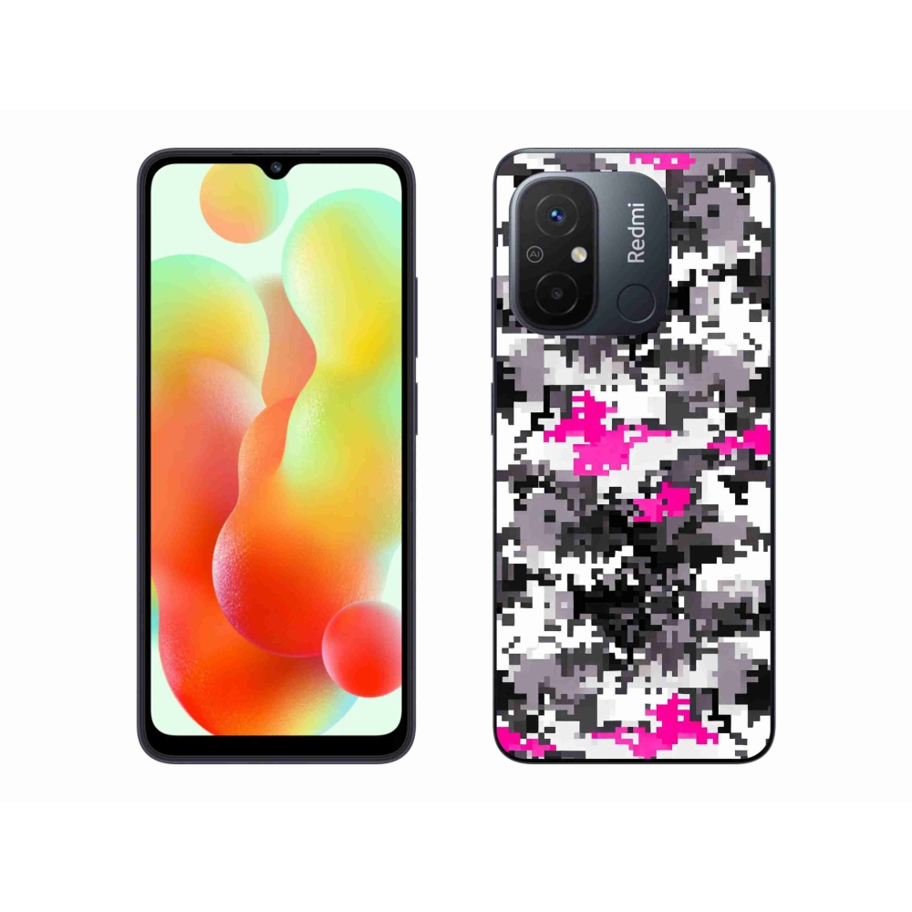 Gél borítás mmCase a Xiaomi Redmi 12C-hez - terepszínű minta 4