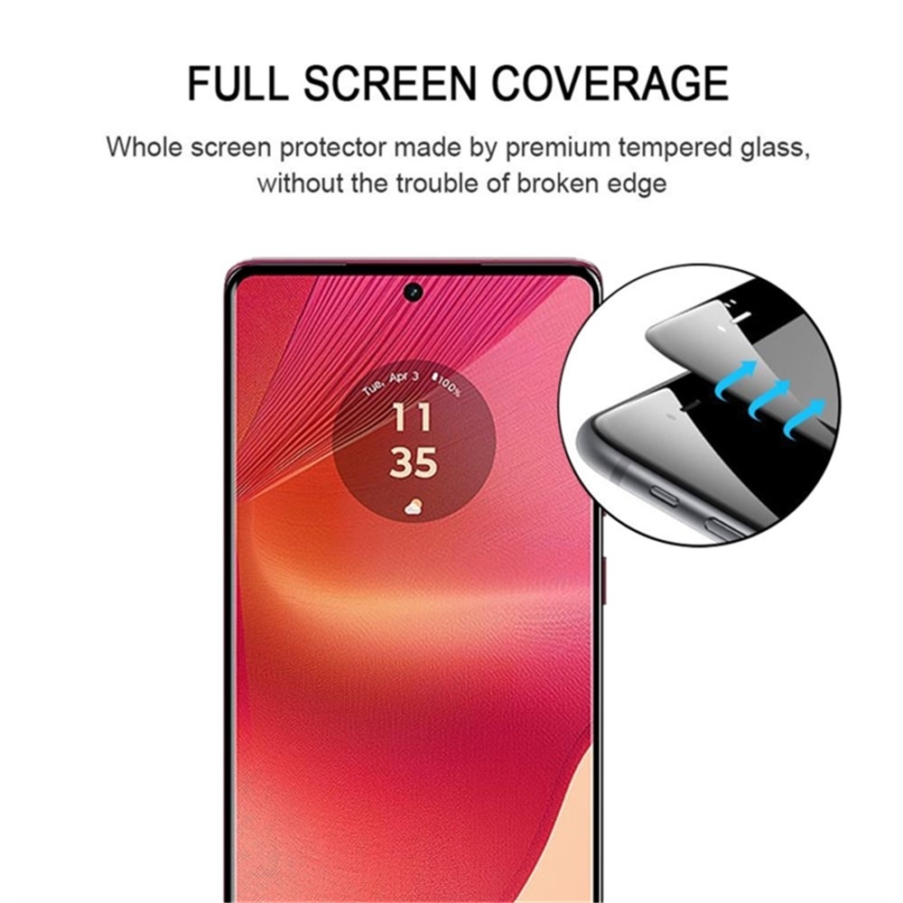 3D teljes képernyőüveg a Motorola Edge 50 Fusion 5G készüléken