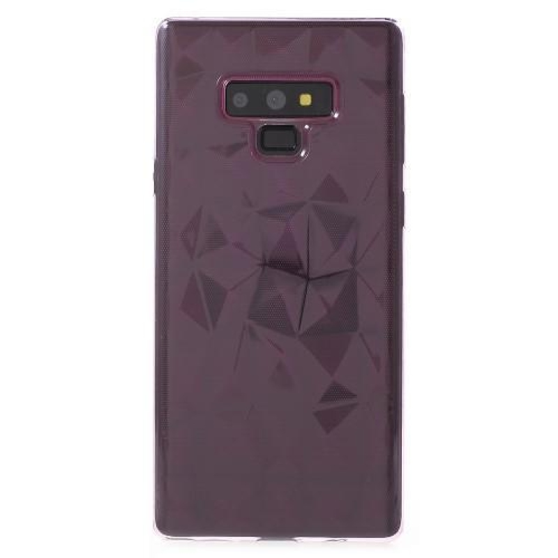 3D gyémánt zselés tok Samsung Galaxy Note9 készülékhez - rózsaszín