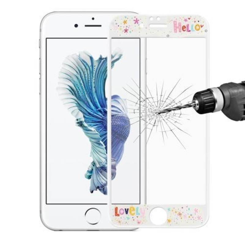 3D üveg teljes képernyővédő edzett üveg iPhone 6 Plus és 6s Plus készülékhez - hello