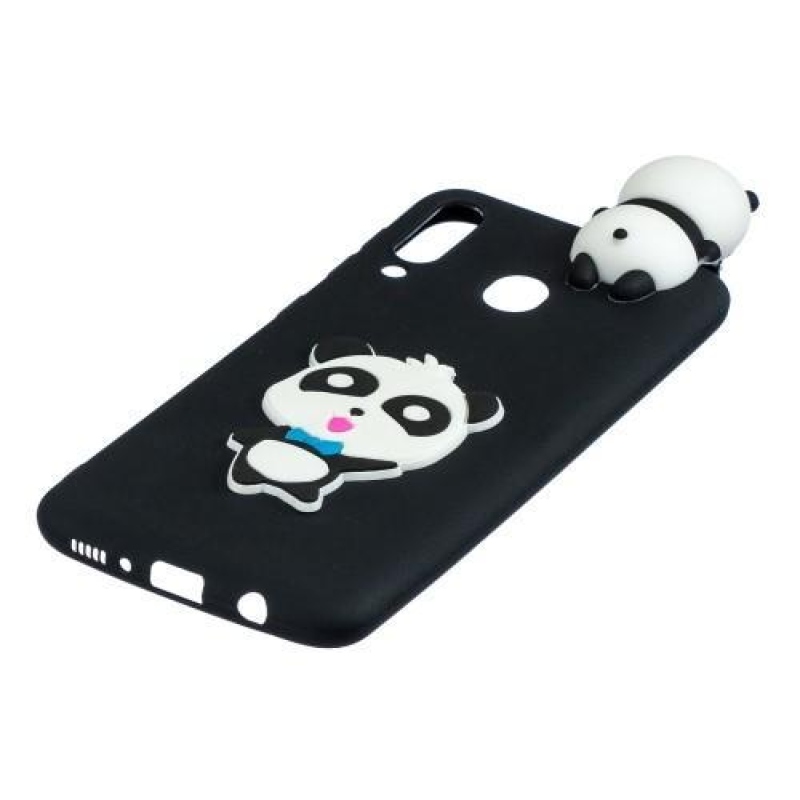 3D mintás zselés tok Samsung Galaxy M20 készülékhez - panda