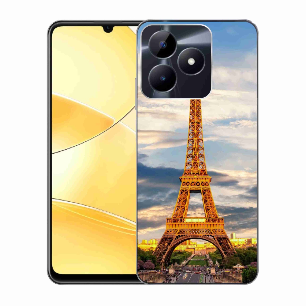 Gél borító mmCase a Realme C51/C53 készülékhez - eiffel torony 3