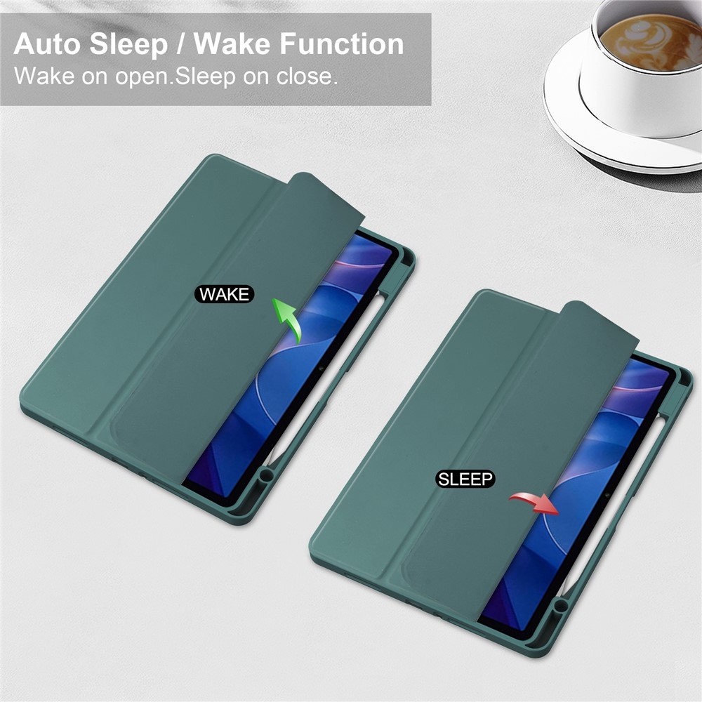 Ügyes záródó tok Xiaomi Redmi Pad 2 tablethez - zöld