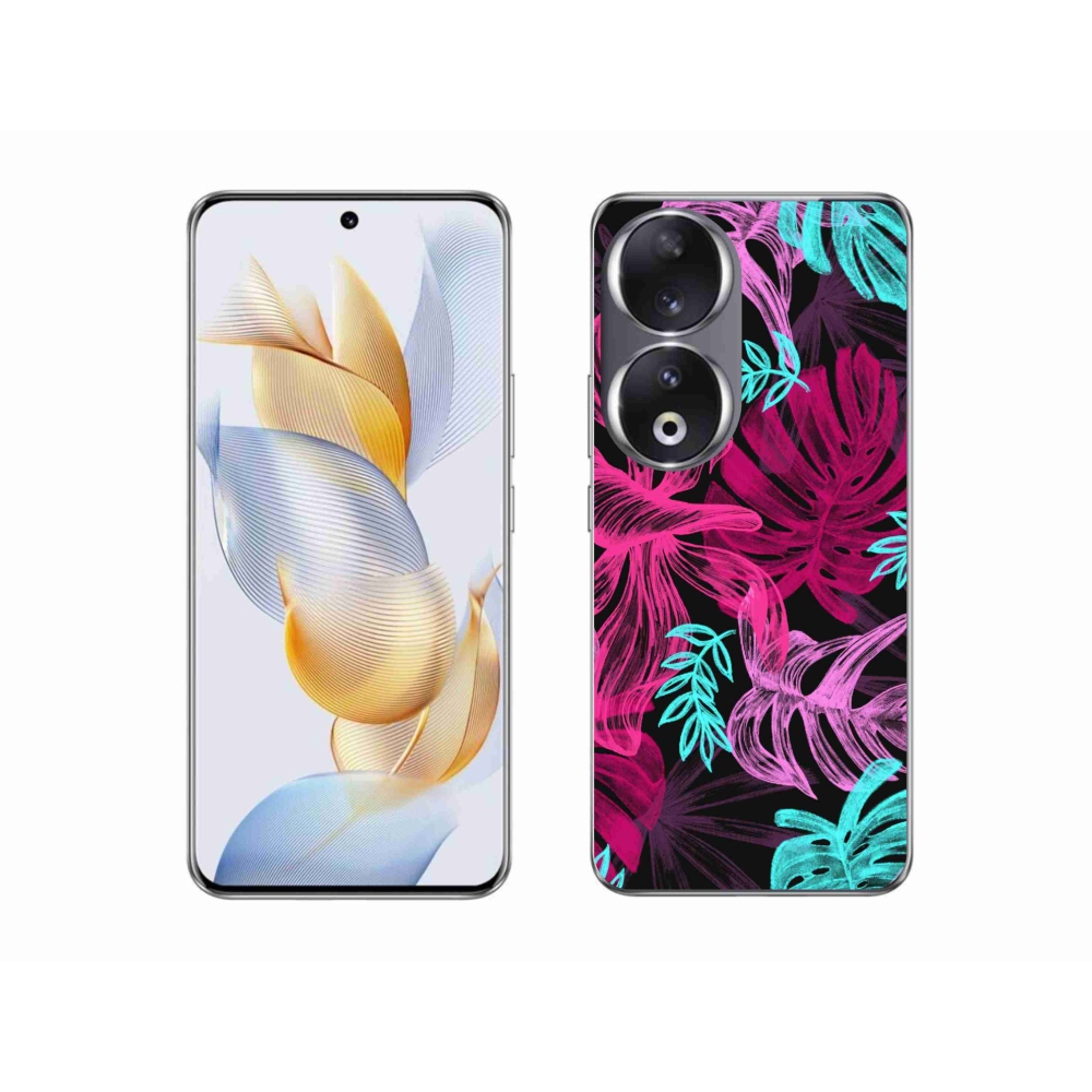 Zselés borítás mmCase a Honor 90-hez - virágok 1