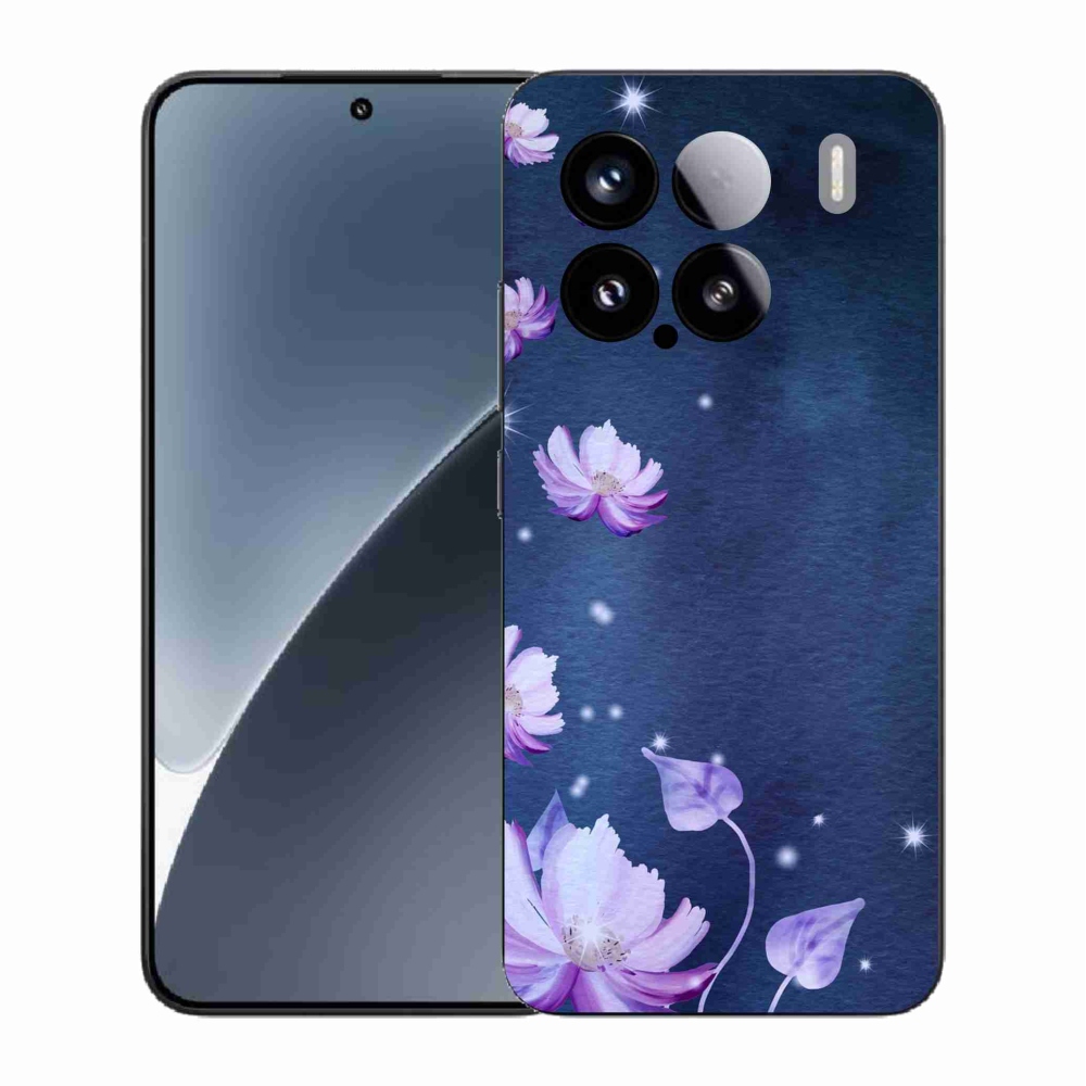 Gél borító mmCase a Xiaomi 15 - hulló virágokhoz