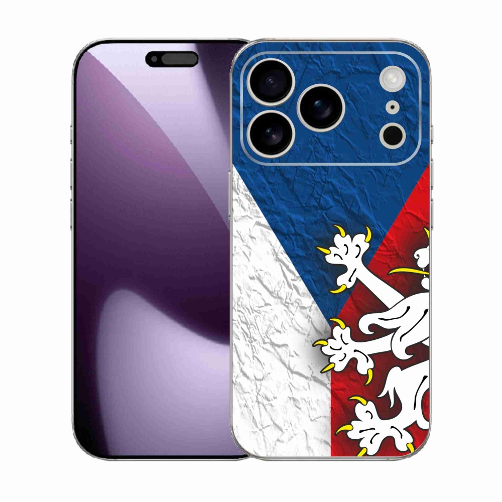 Zselés borítás mmCase iPhone 17 Pro készülékhez - cseh zászló 1