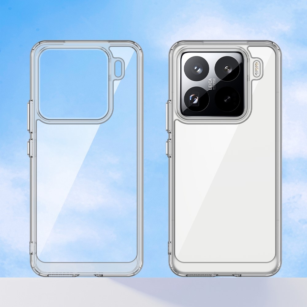 Gél tok fix hátlappal Xiaomi 15 Pro - átlátszó