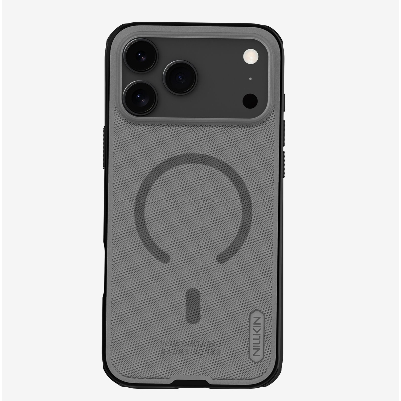 Nillkin Super Frosted PRO mágneses hátsó borítás Apple iPhone 17 Pro Max-hoz Átlátszó fekete