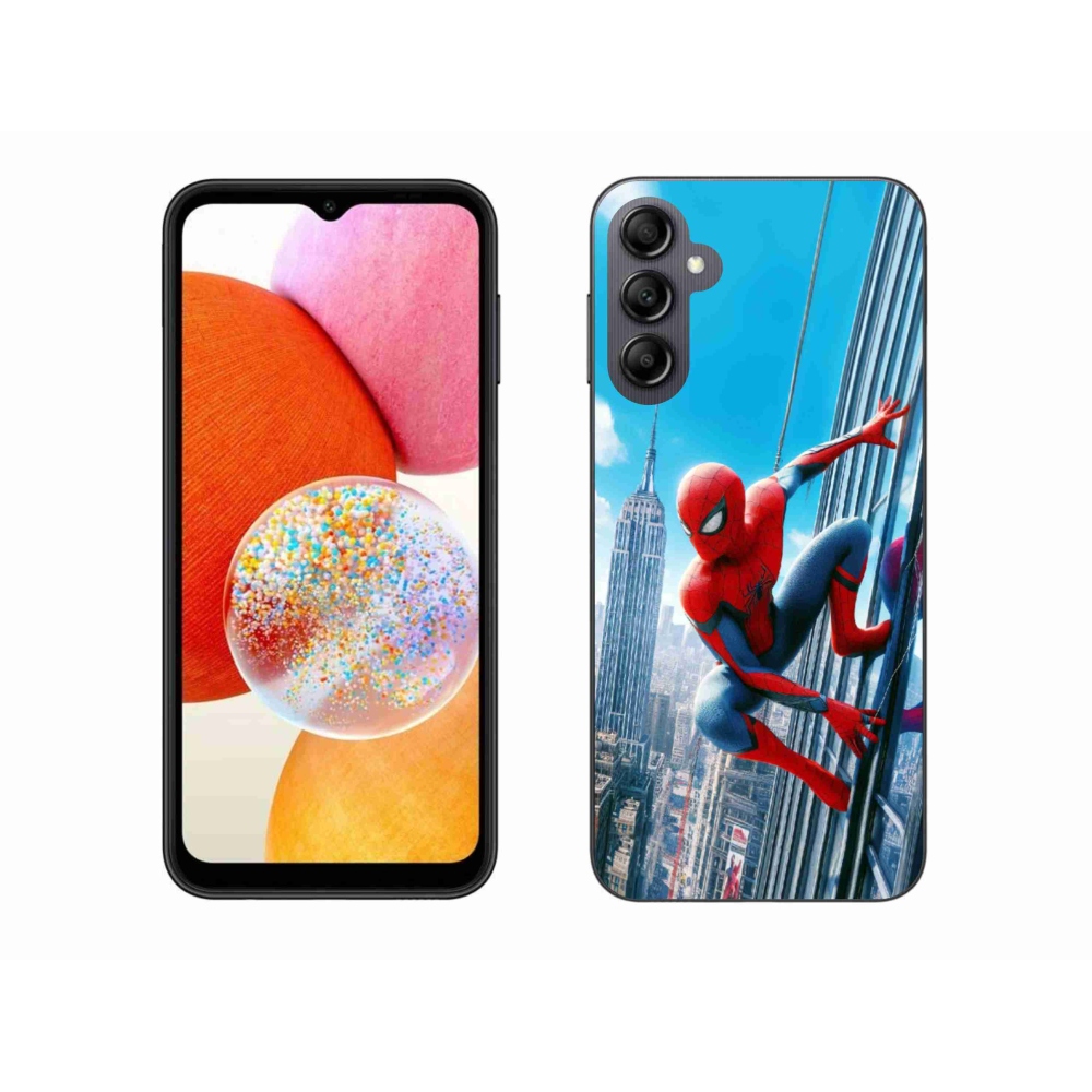 Gél borító mmCase Samsung Galaxy A14 4G/5G - pókemberhez