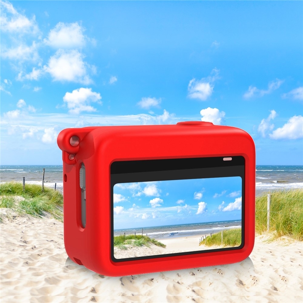 PULUZ szilikon védőtok Insta360 GO 3 / GO 3S töltőtokhoz - piros