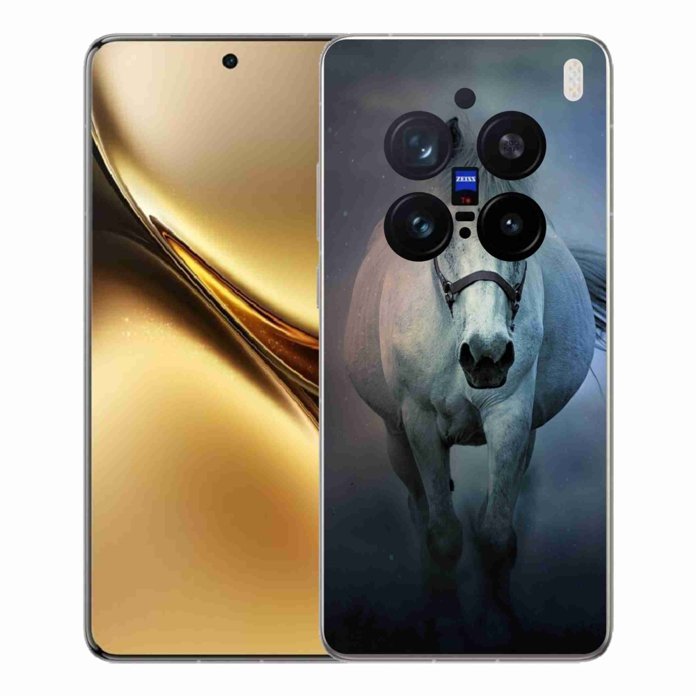 Zselés borítás mmCase a Vivo X200 Pro 5G-hez - futó fehér ló