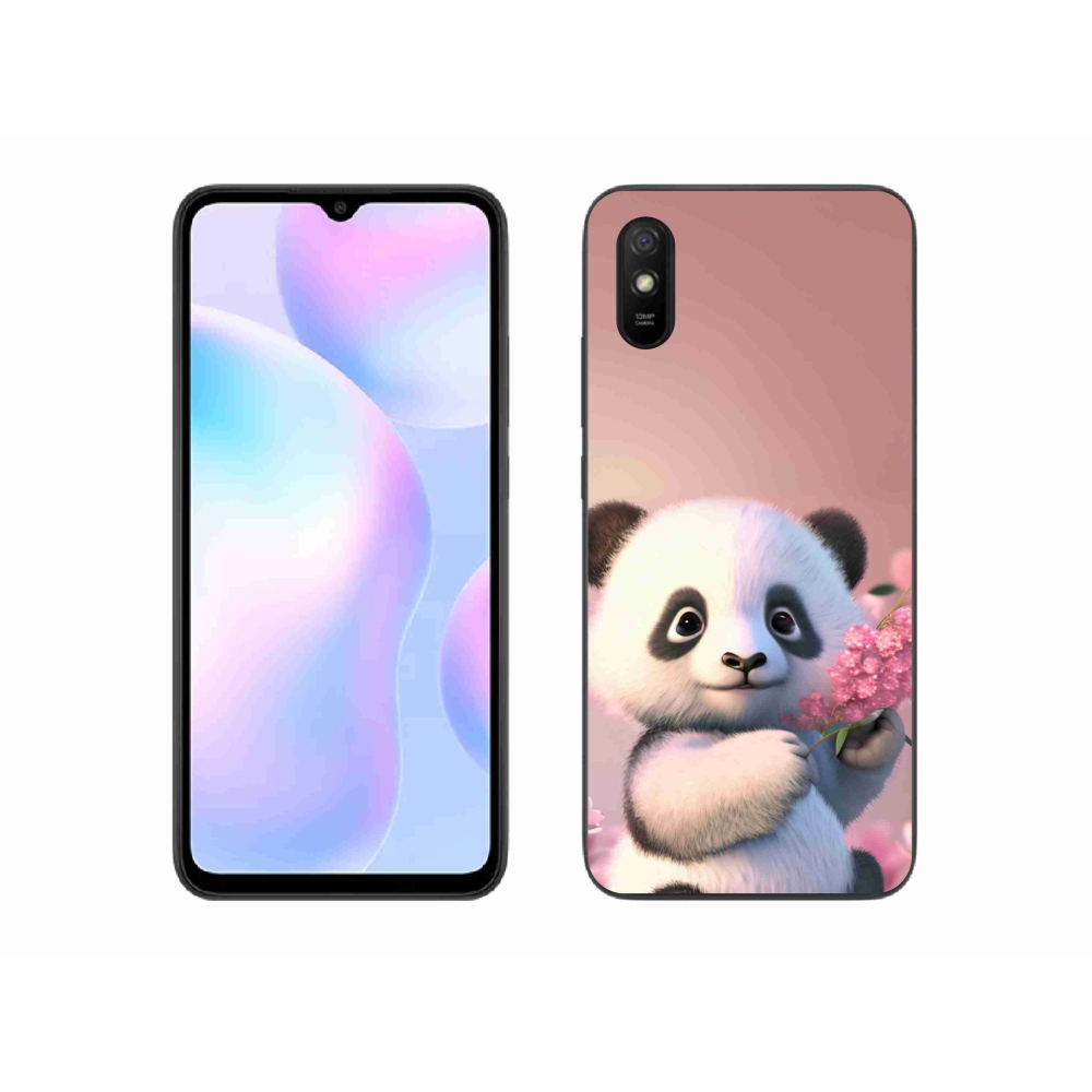 Gél borítás mmCase a Xiaomi Redmi 9A számára - aranyos panda