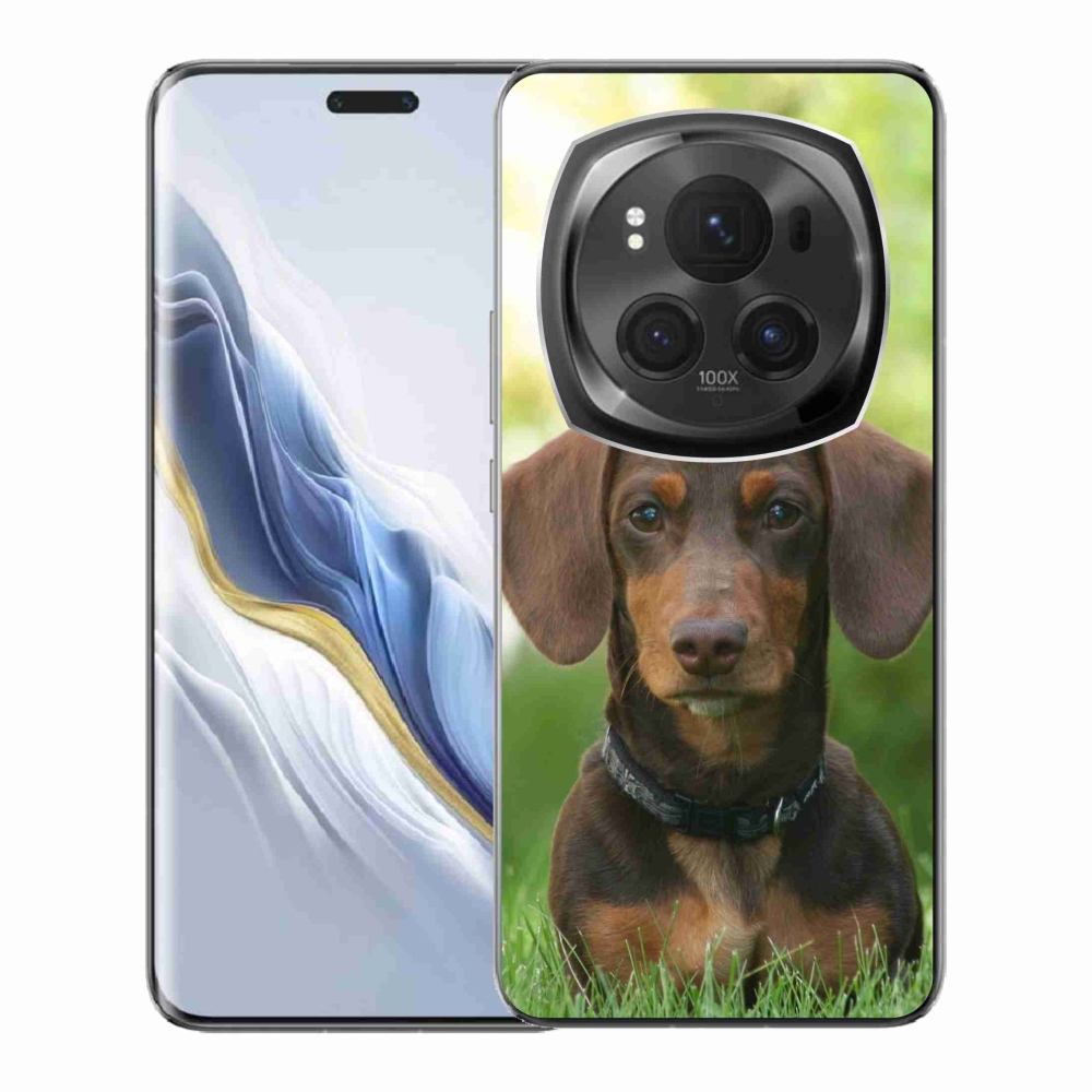 Gél tok mmCase a Honor Magic 6 Pro 5G készülékhez - barna tacskó