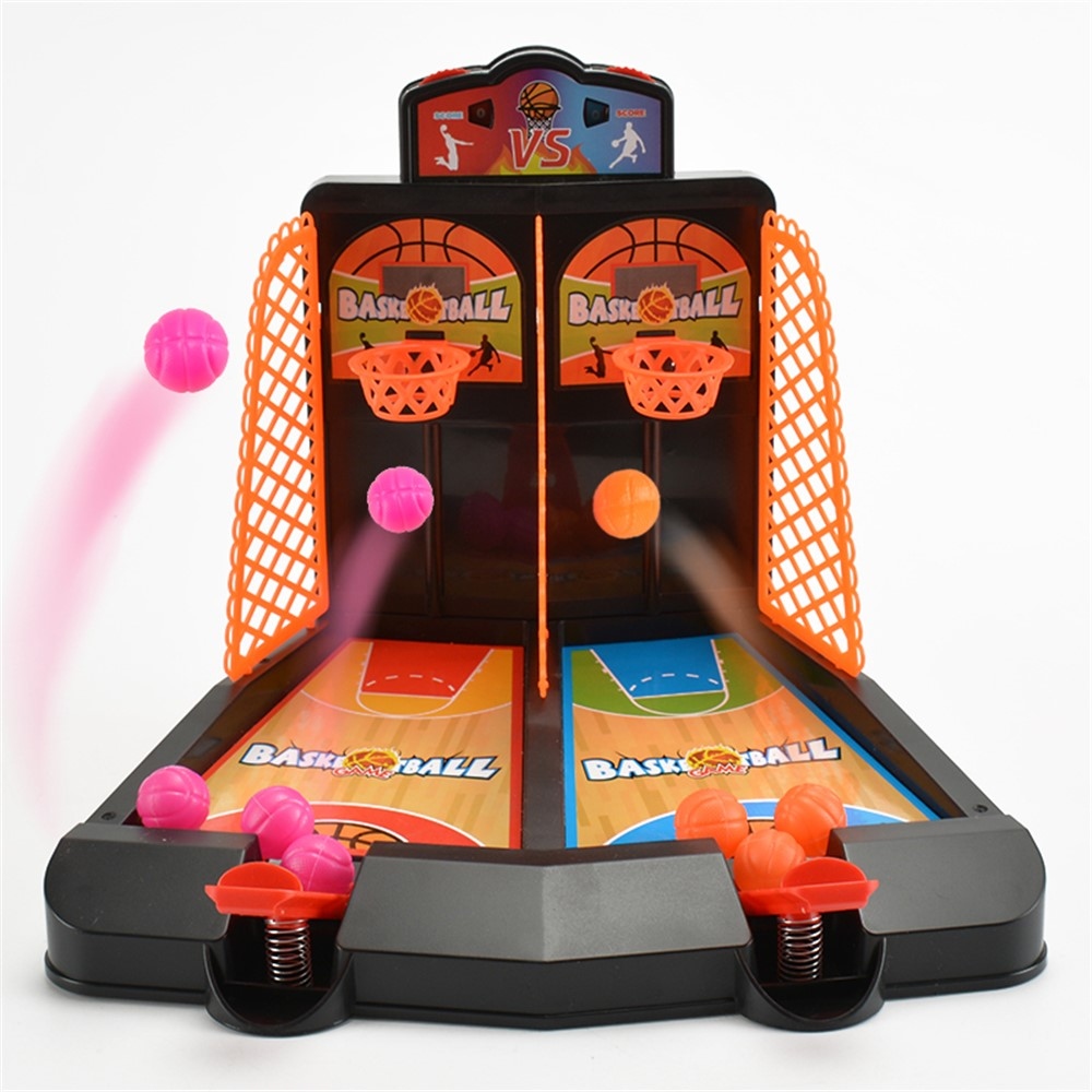 Asztali kosárlabda mini árkád 1-2 játékosnak - narancssárga