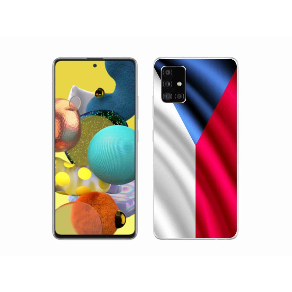 Gél borítás mmCase Samsung Galaxy A51 5G - cseh zászlóhoz