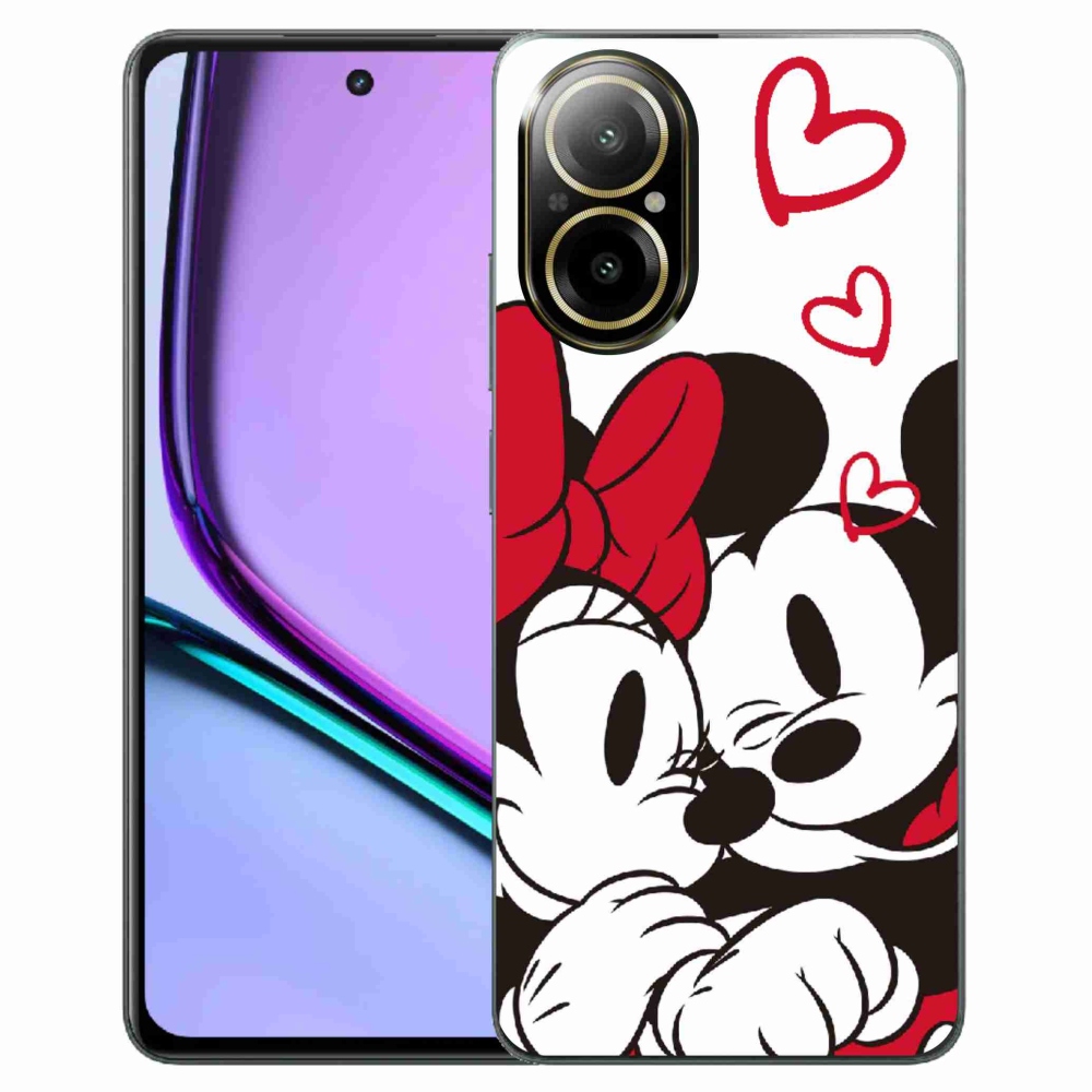 Zselés borító mmCase a Realme C67 készülékhez - minnie és mickey