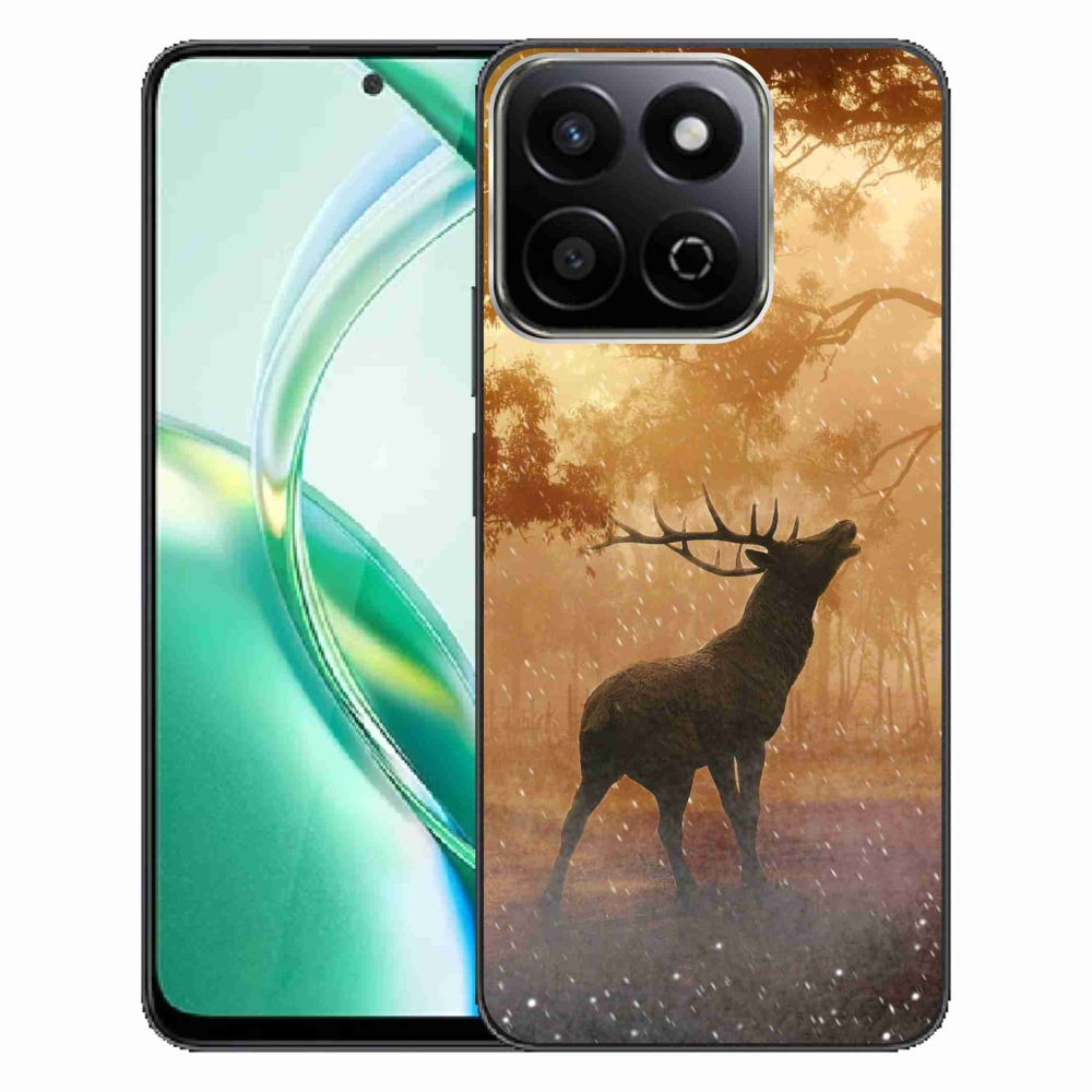 Zselés borítás mmCase a Honor 200 Smart 5G számára - szarvasok a szarvasbőgésben