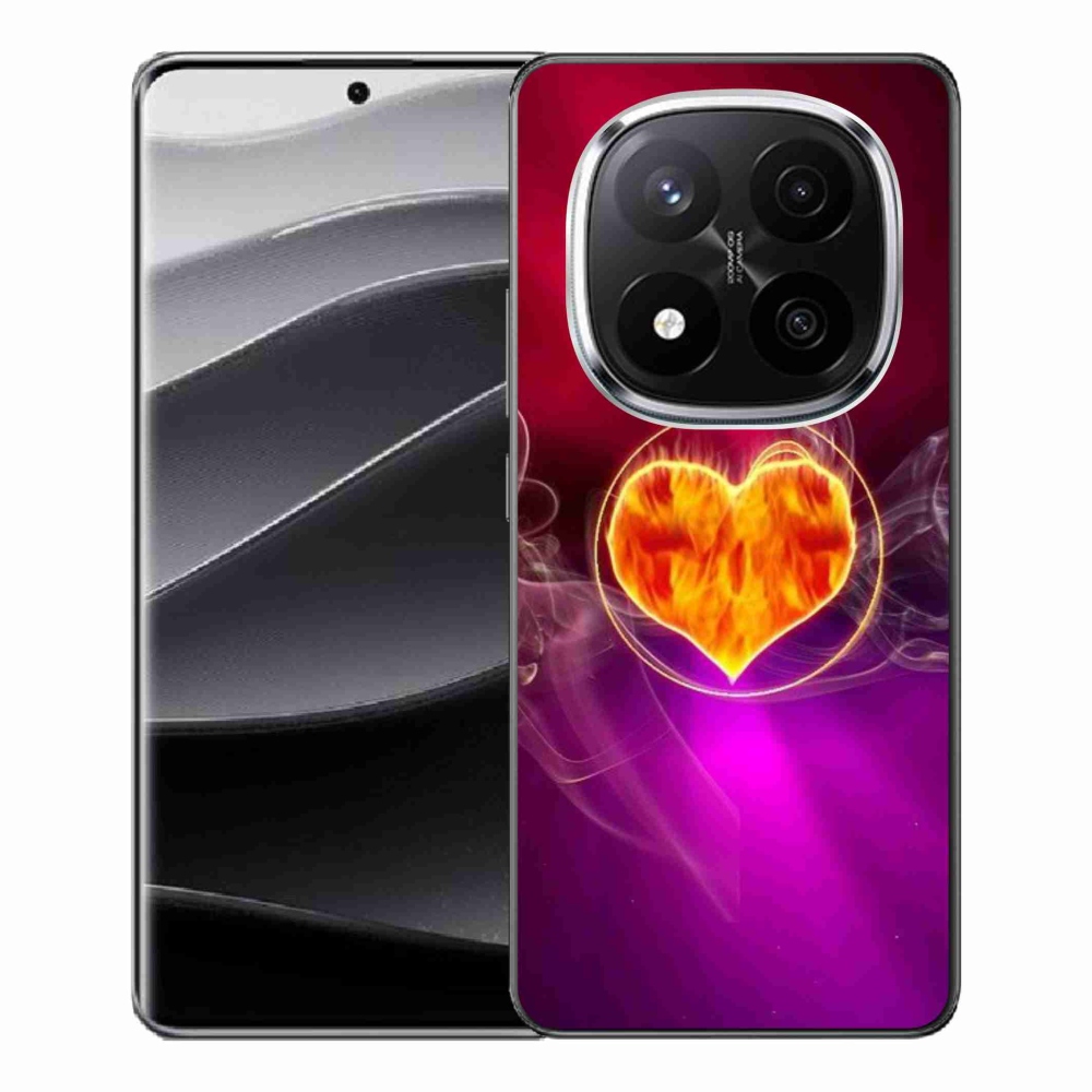 Gél borítás mmCase a Xiaomi Redmi Note 14 Pro+ 5G - tüzes szívhez