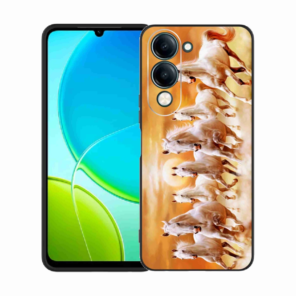 Zselés borítás mmCase a Vivo Y29s 5G-n - lovak 2