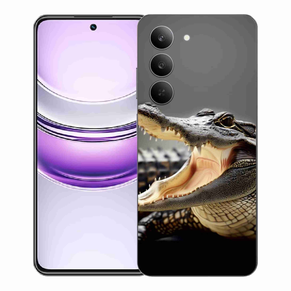 Gél borítás mmCase a Realme 14x 5G készülékhez - krokodil