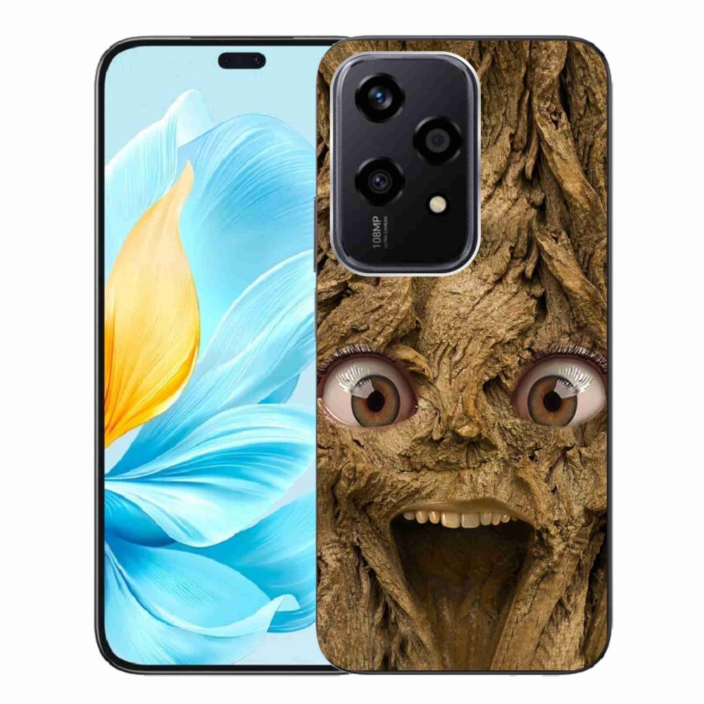 Gél borító mmCase a Honor 200 Lite 5G számára - boldog fa szemekkel