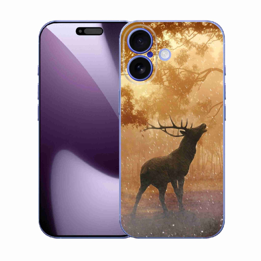 Zselés borítás mmCase iPhone 17 készülékhez - szarvas a szarvasbőgésben