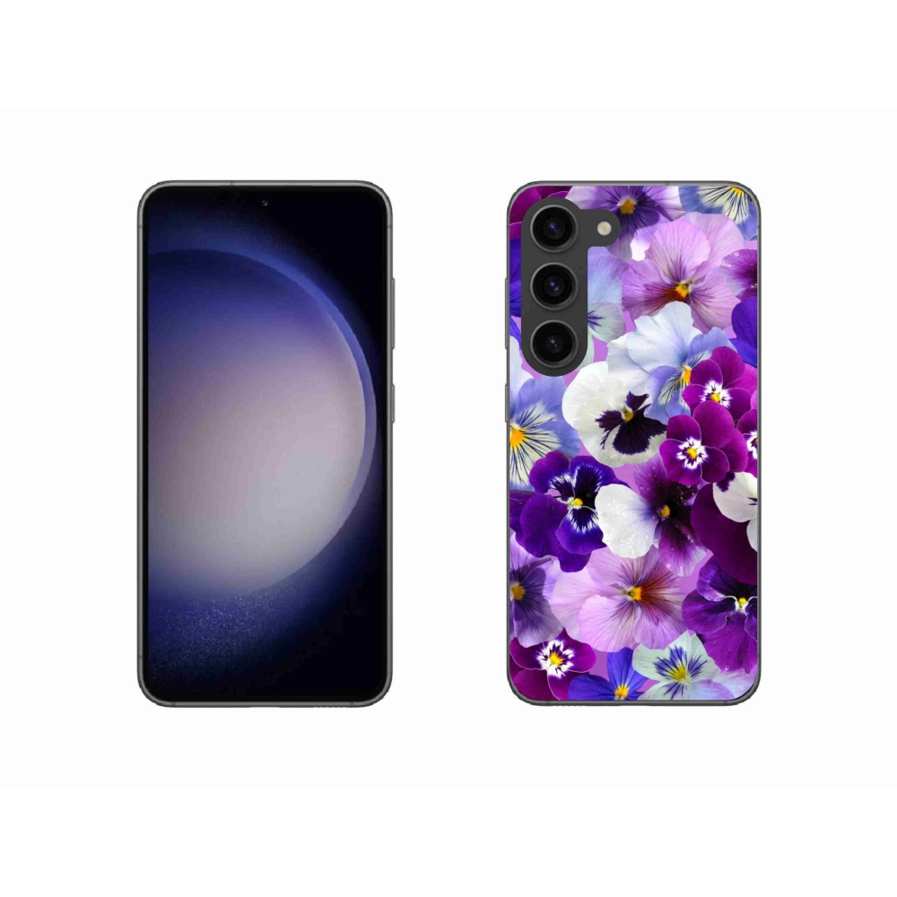 Gél borító mmCase Samsung Galaxy S23 5G - virágok 9