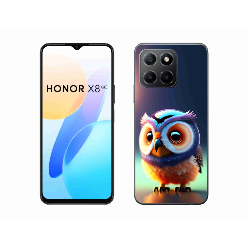 Zselés borítás mmCase a Honor X8 5G készülékhez - bagoly