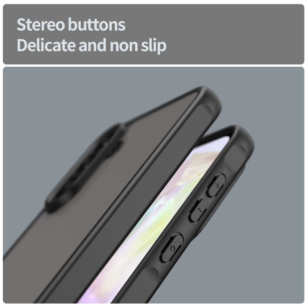 Zselés tok kemény hátlappal Samsung Galaxy A56 5G - fekete