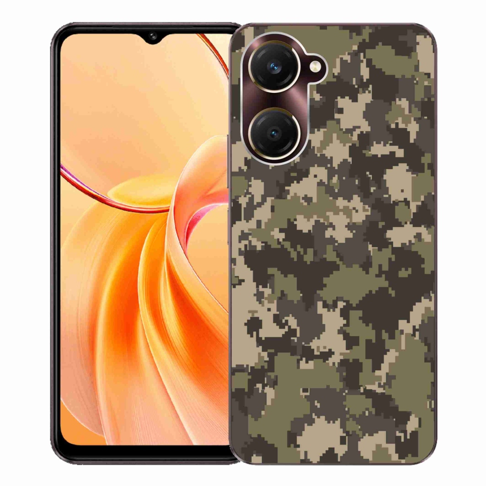 Gél védőburkolat mmCase a Vivo Y28s 5G-hez - álcázó minta 12