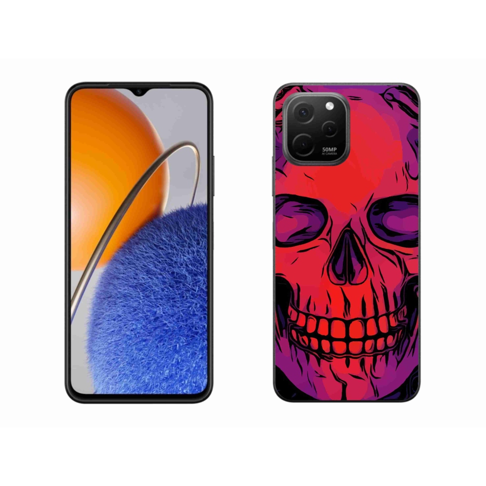 Gél tok mmCase a Huawei Nova Y61 készülékhez - koponya