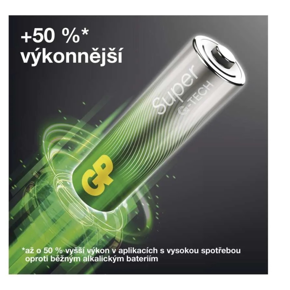 GP Super 9V alkáli elem (6LR61)