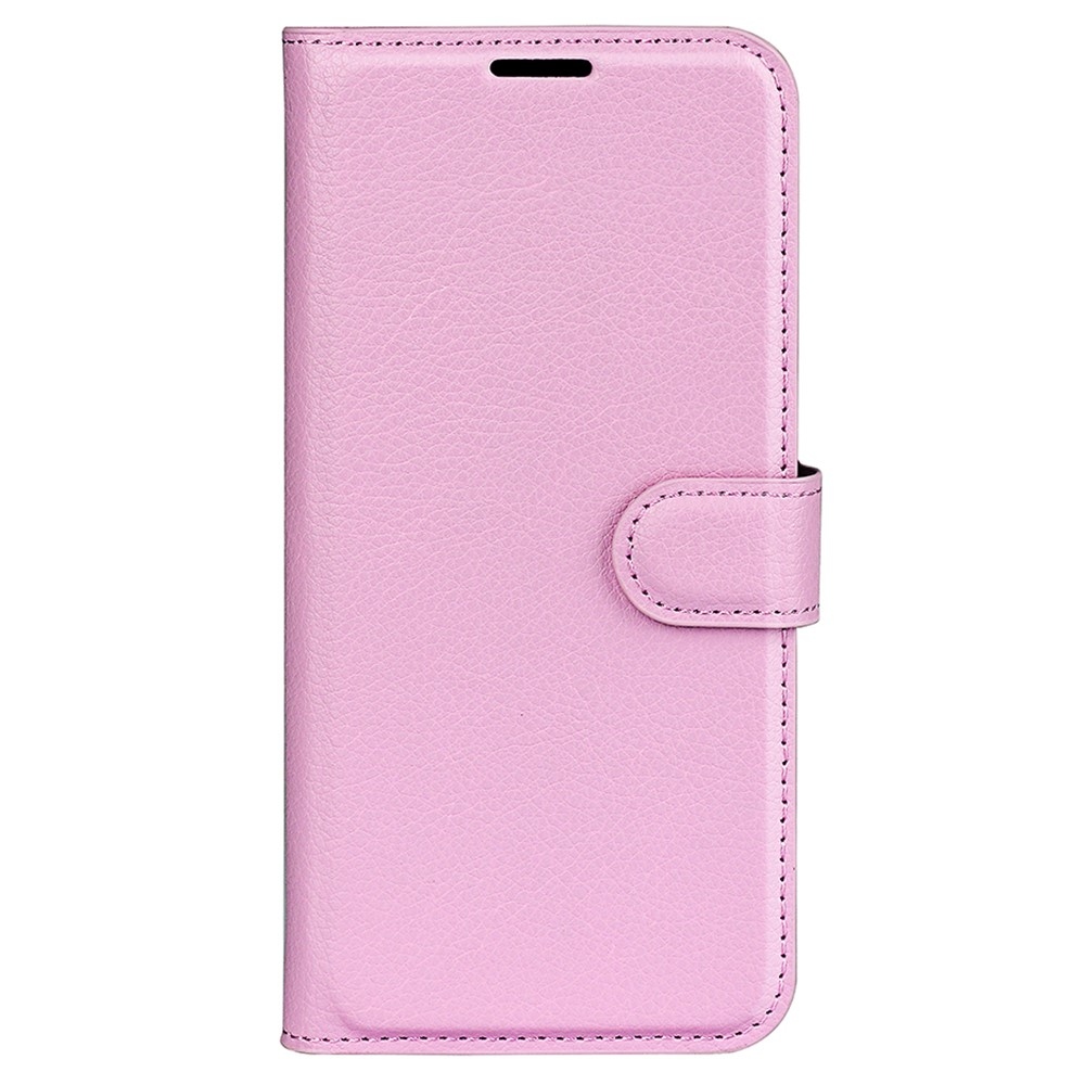 Litchi könyv tok a Xiaomi Redmi Note 13 5G-hez - rózsaszínű