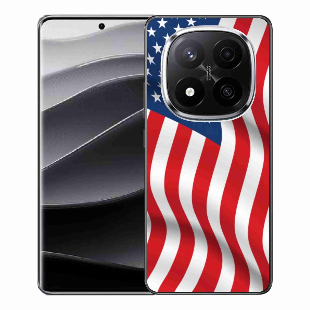 Gél borítás mmCase a Xiaomi Redmi Note 14 Pro+ 5G - amerikai zászlóhoz