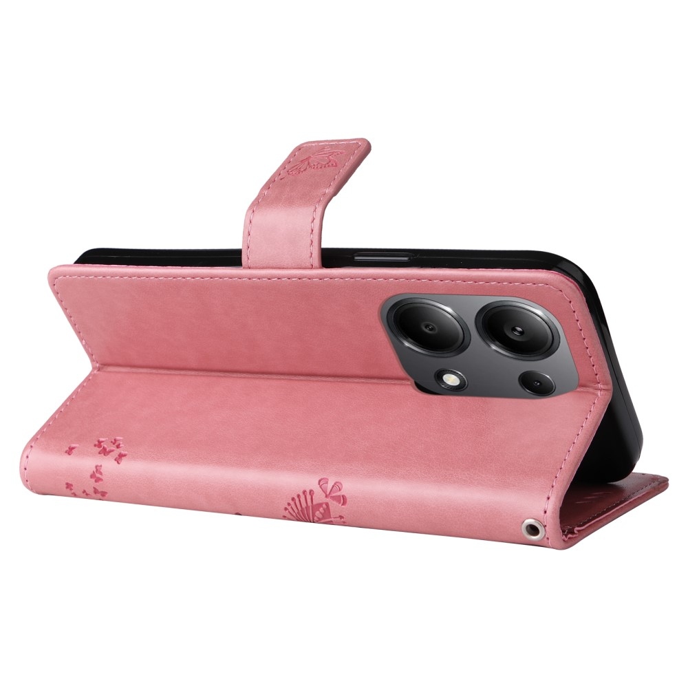 Fák könyve tok Xiaomi Redmi Note 13 Pro 4G/Poco M6 Pro - rózsaszínű