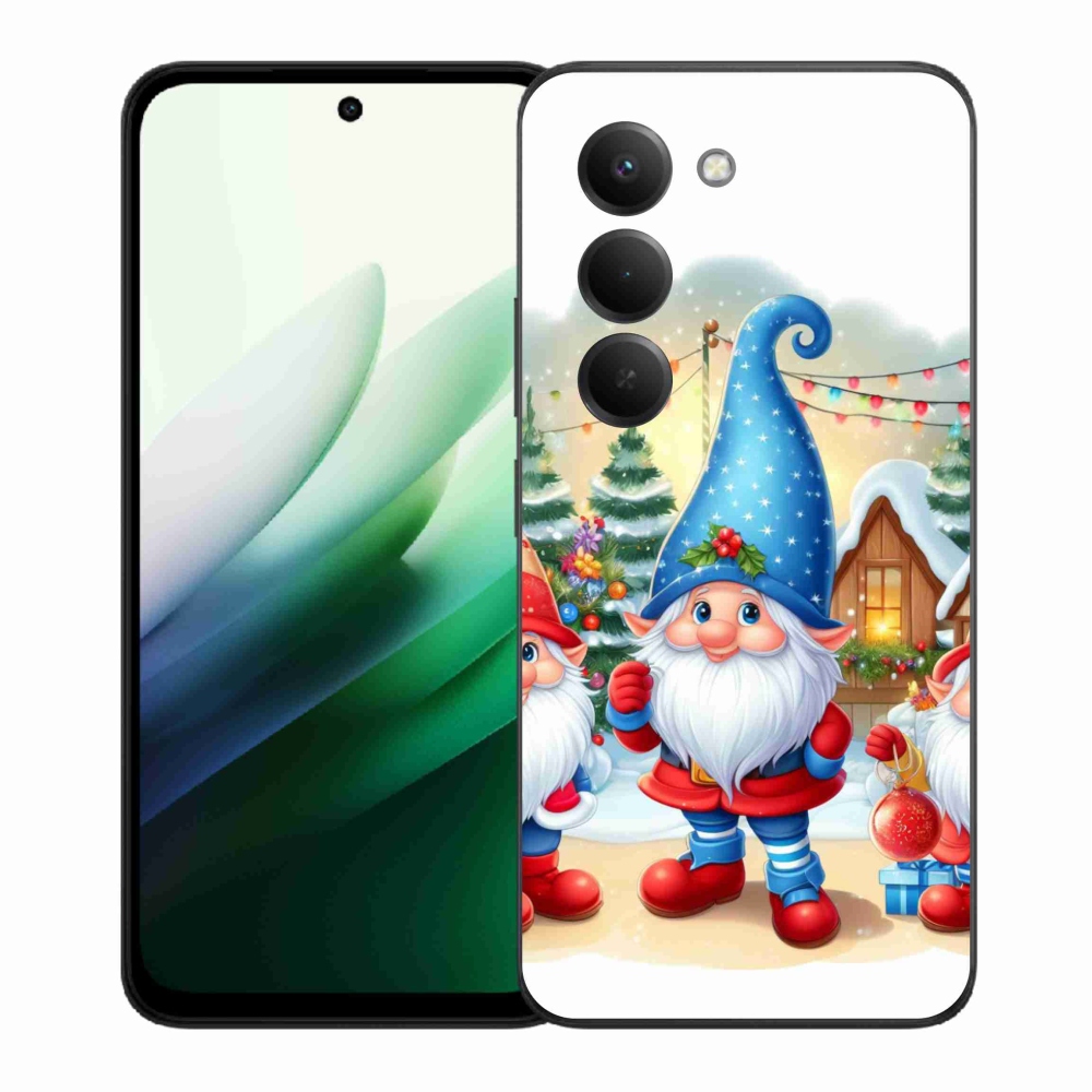 Gél borítás mmCase a Xiaomi Redmi 15 5G-hez - karácsonyi manók