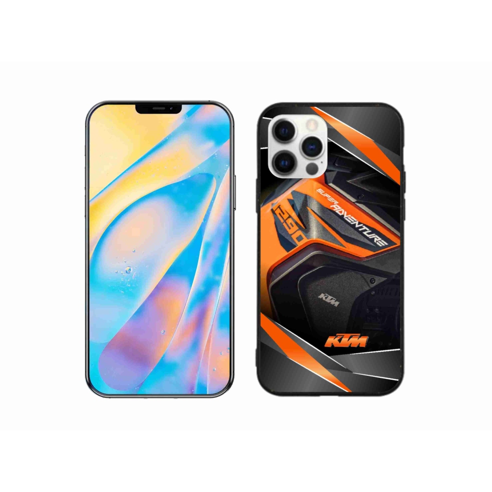 Zselés borítás mmCase iPhone 12 Pro készülékhez - motoros ktm