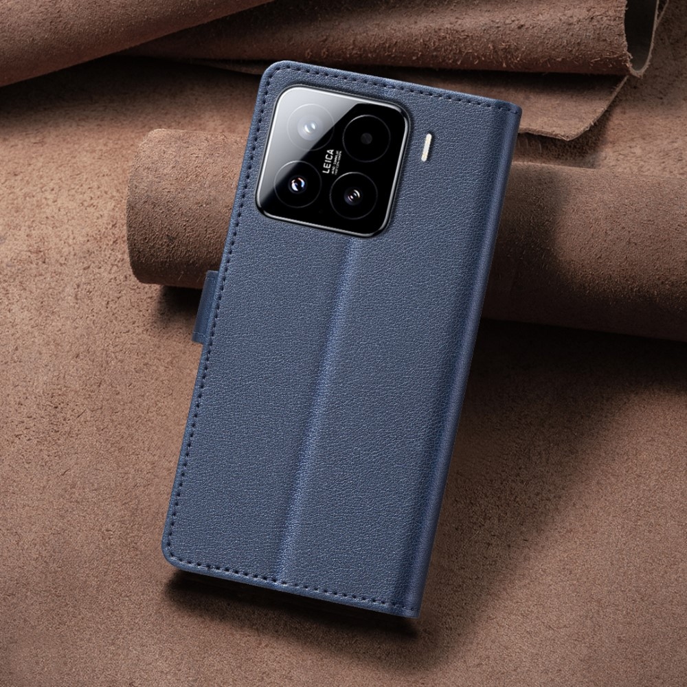 BINFEN könyv tok Xiaomi 15-öshöz - kék