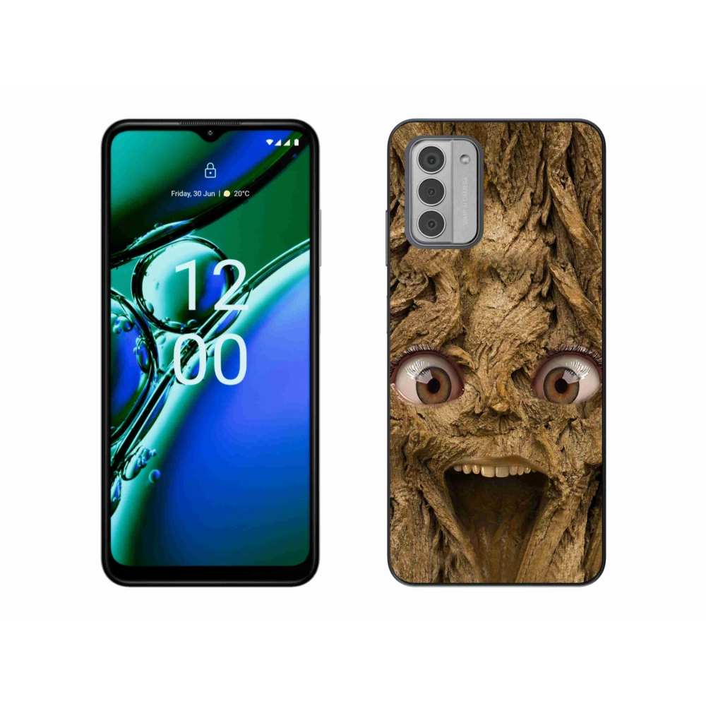 Zselés borítás mmCase a Nokia G42 készülékhez - boldog fa szemekkel