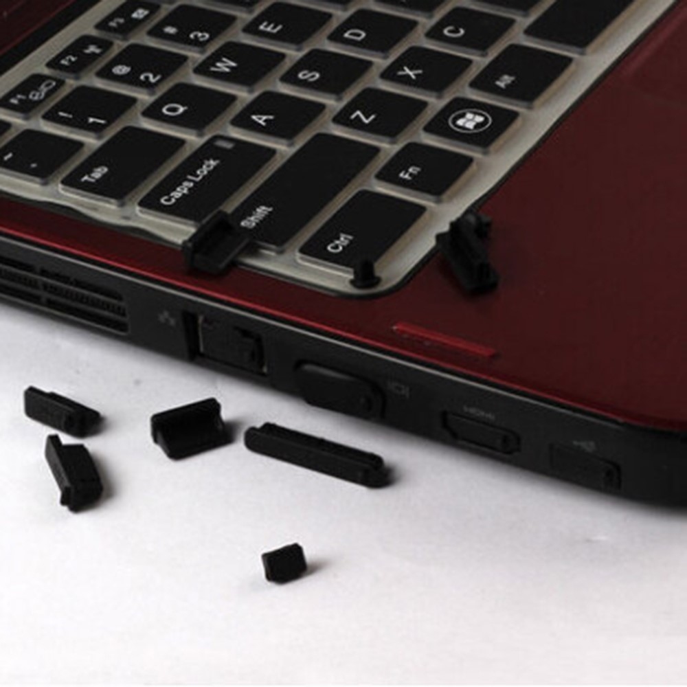 12 db-os szilikon portdugó készlet MacBook Air és MacBook Pro számítógépekhez.