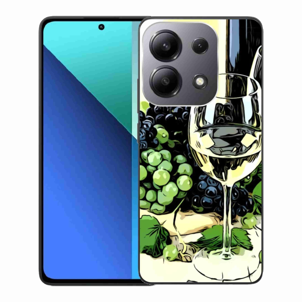 Gél borítás mmCase a Xiaomi Redmi Note 13-hoz - pohár bor