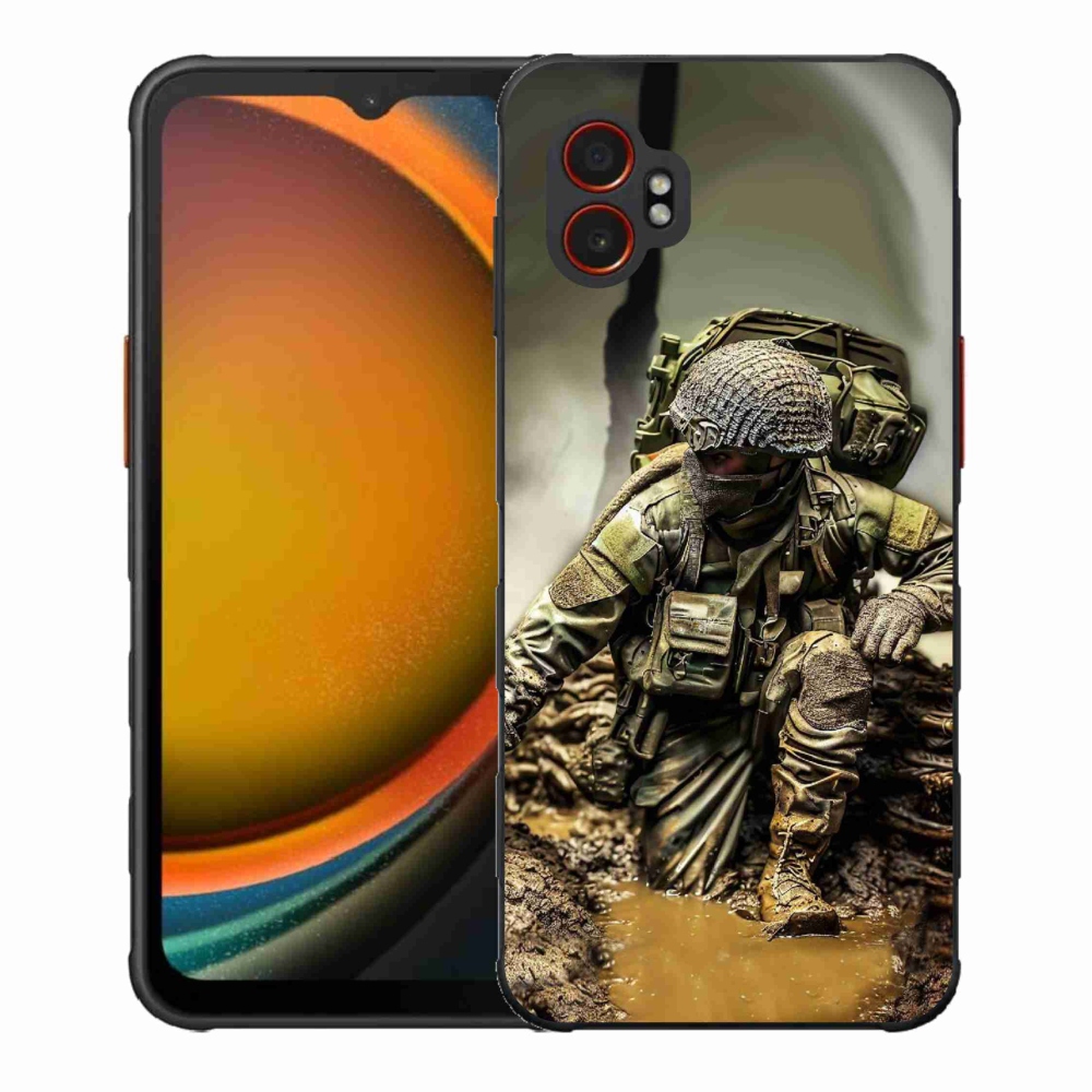 Zselés borítás mmCase Samsung Galaxy Xcover 7 Pro - katonás