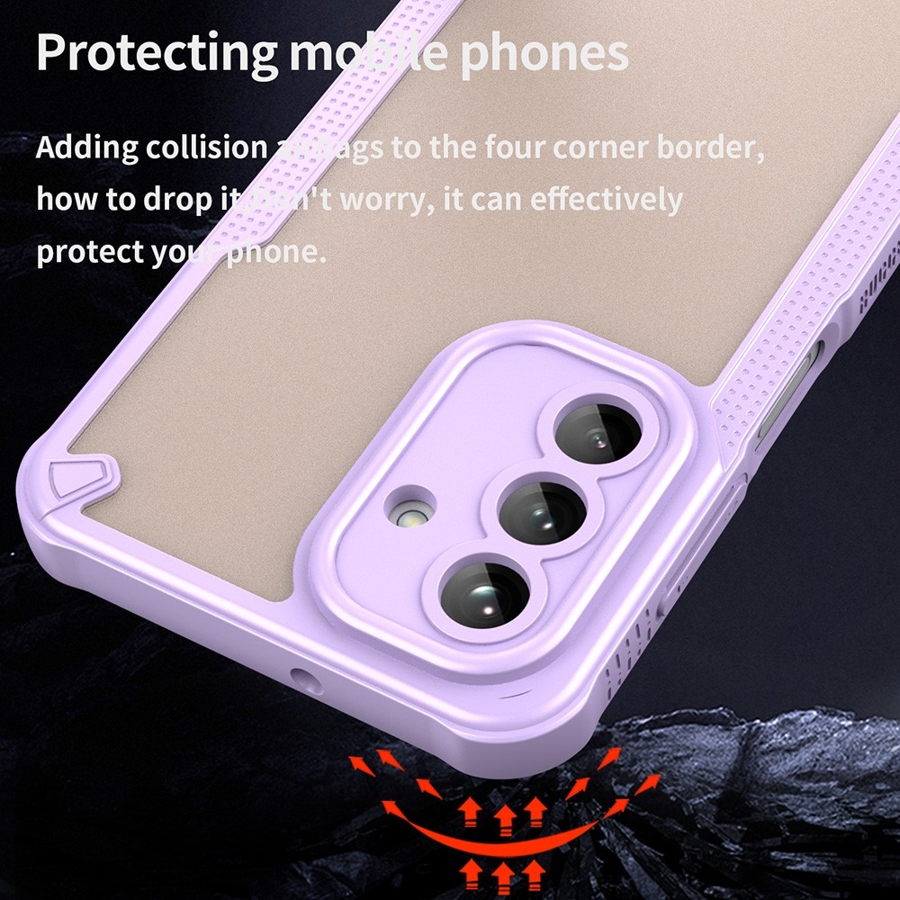 Fagyasztott tartós borítás Samsung Galaxy A26 5G készülékhez - lila