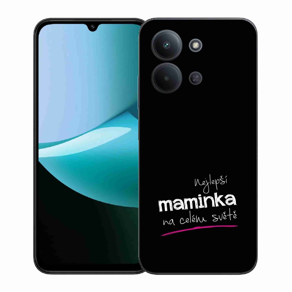 Gél borítás mmCase a Xiaomi Redmi 15C 4G (171mm)/Poco C85 4G (171mm) - legjobb anya 4 fekete háttérrel